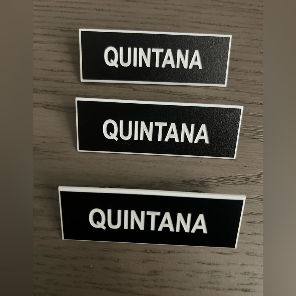 ASU Nameplate (Thick Letters)
